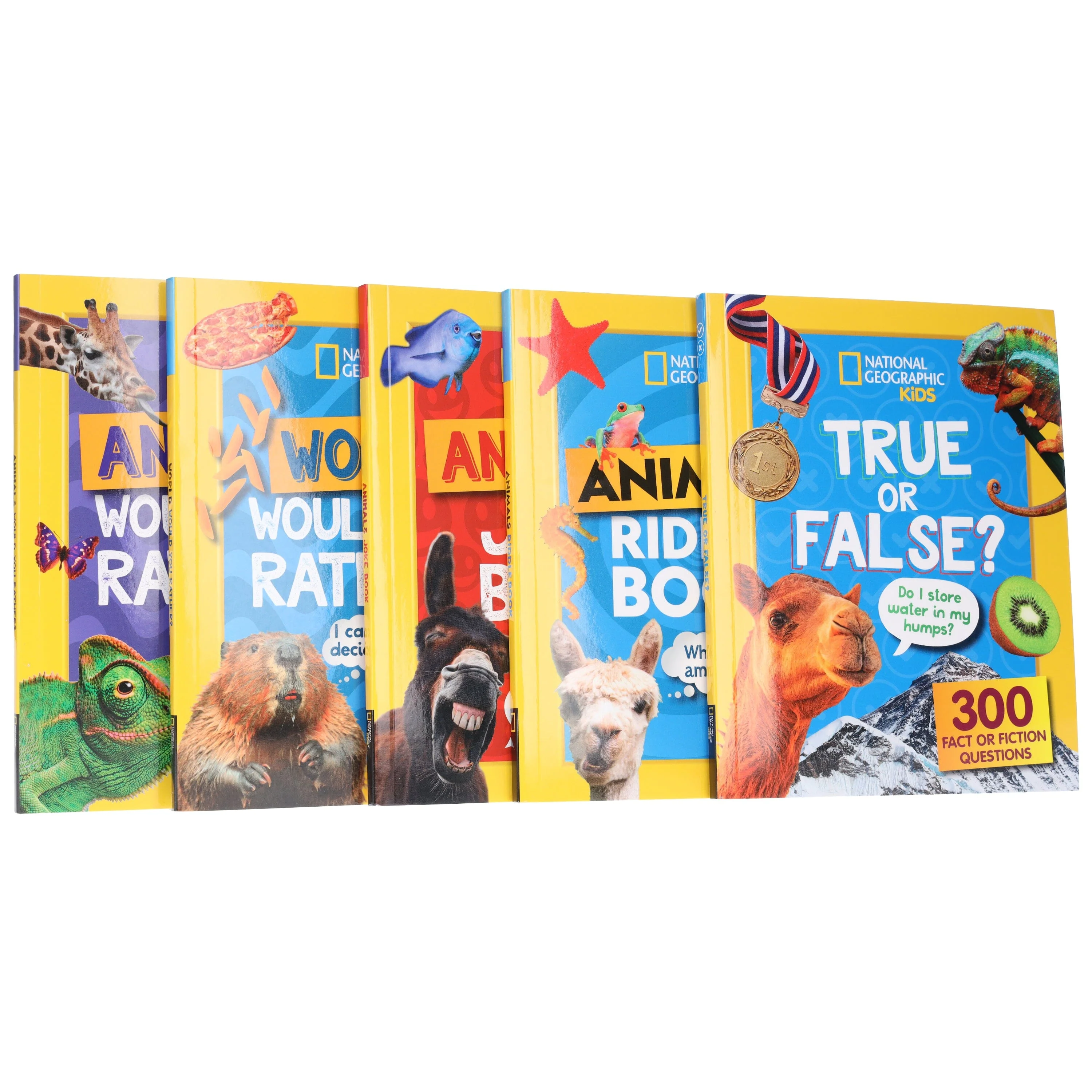 National Geographic Kids Animals Joke Book: 300 Laugh-Out-Loud Jokes 5 Books Collection Set - Ages 6+ - Paperback - Image 4