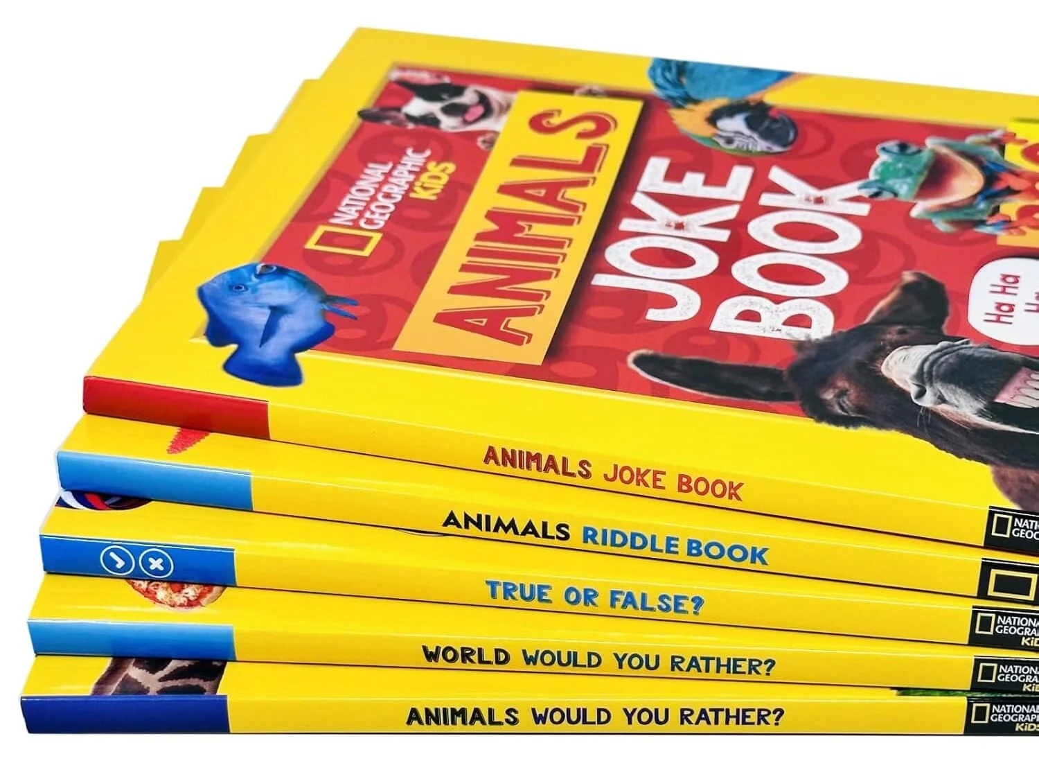 National Geographic Kids Animals Joke Book: 300 Laugh-Out-Loud Jokes 5 Books Collection Set - Ages 6+ - Paperback - Image 6
