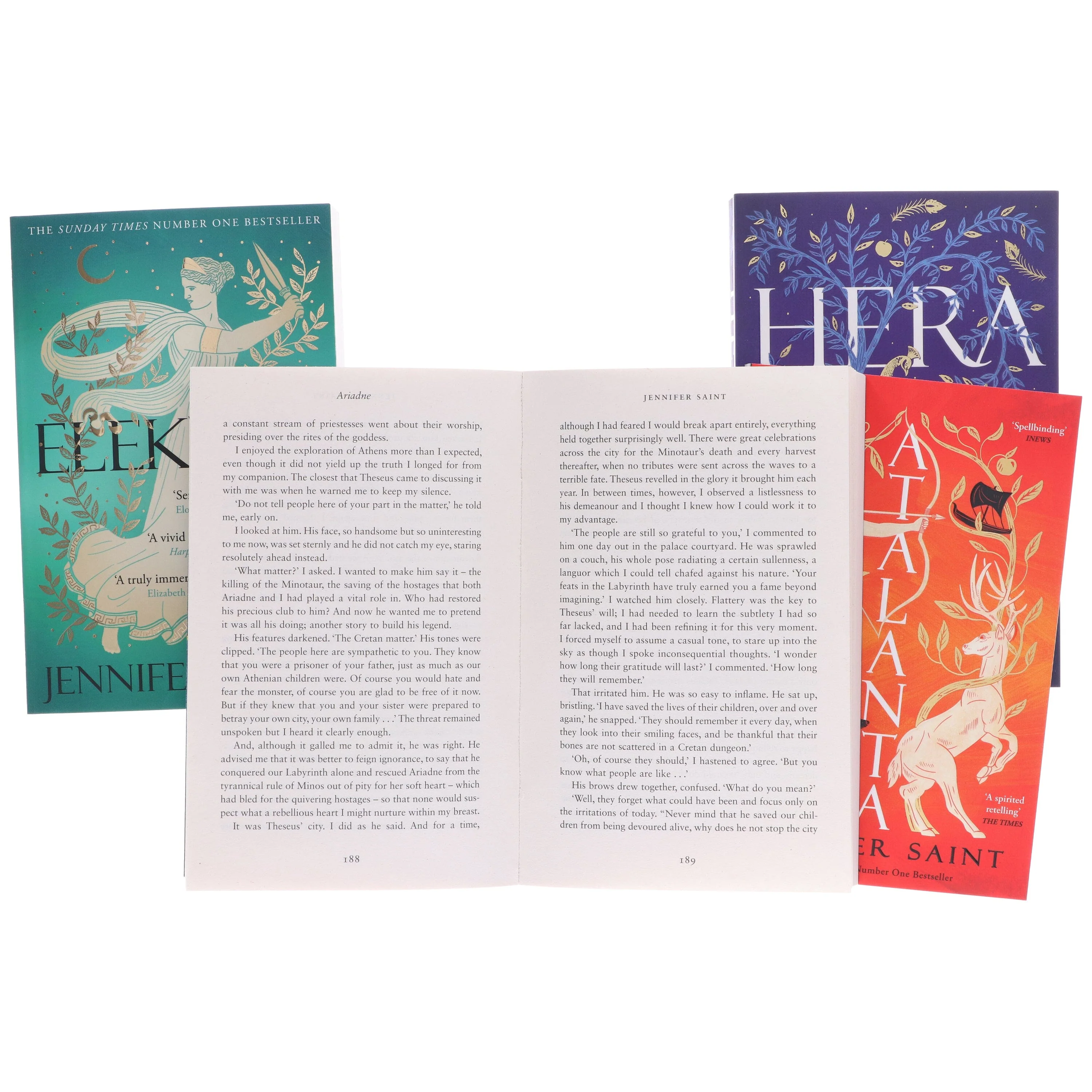 Ariadne, Elektra, Atalanta & Hera by Jennifer Saint 4 Books Collection Set - Fiction - Paperback - Image 7