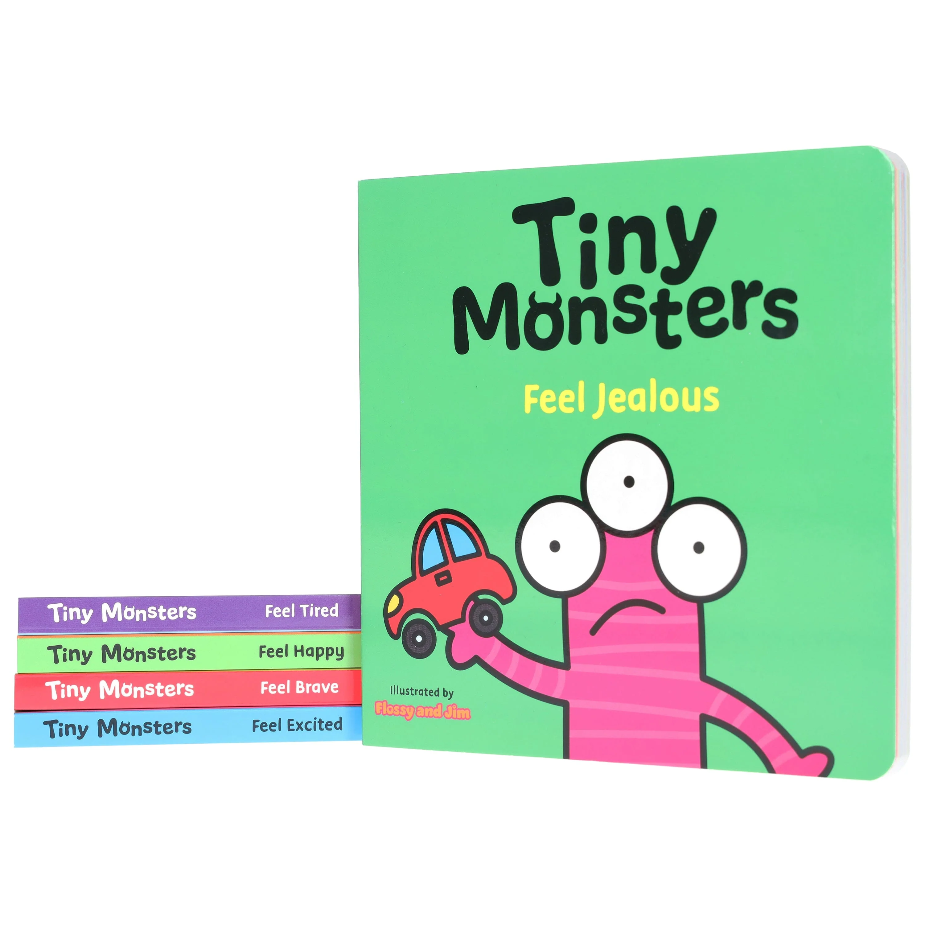 Big Emotions Tiny Monsters Feelings Collection Illustrated 5 Books Set - Ages 3-5 - Board Book - Image 4