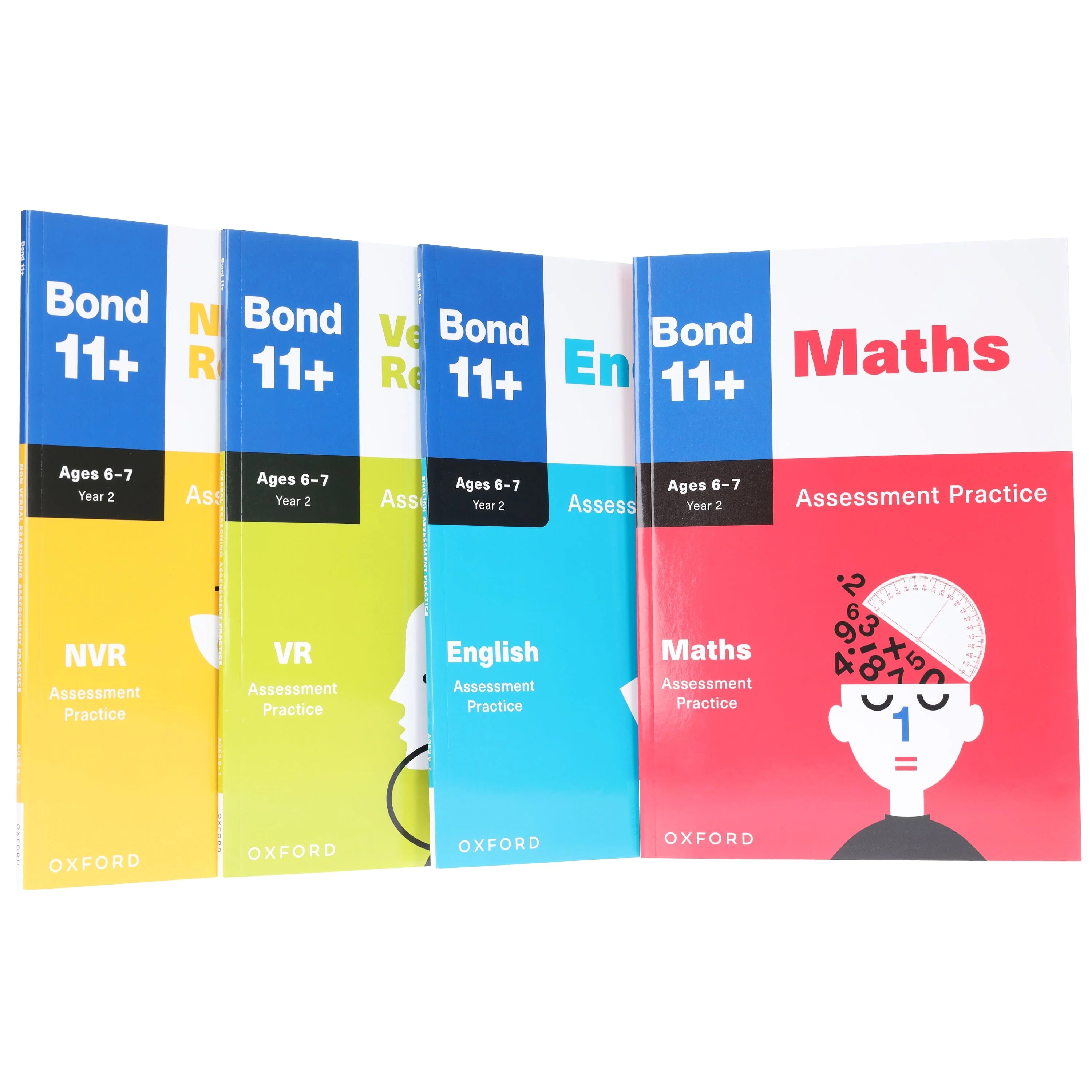 Bond 11+ Maths and English Verbal & Non-Verbal Reasoning Assessment Practice 4 Books Collection Set – Ages 6-7 Years- Paperback - Image 4