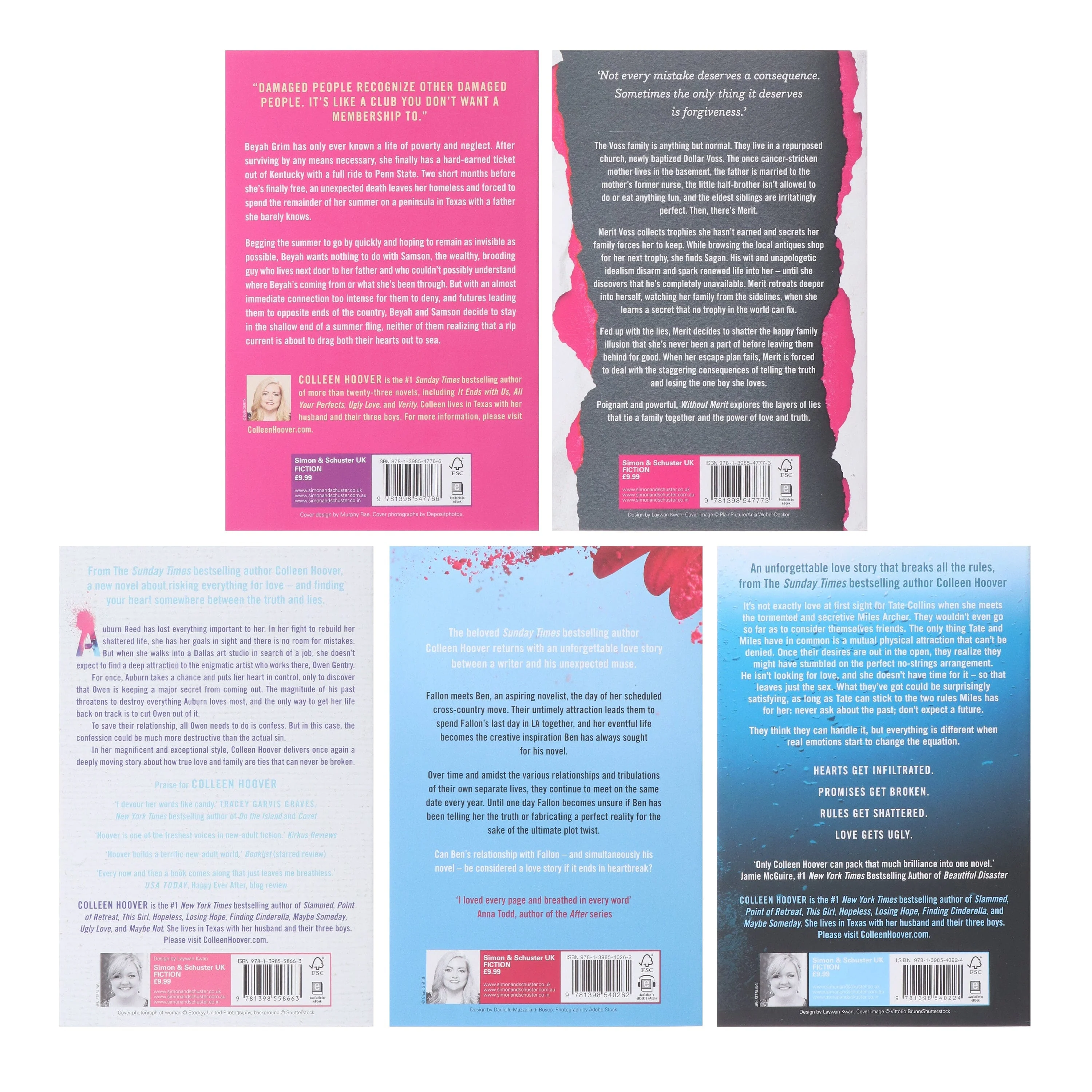 Colleen Hoover Collection 5 Books Set - Fiction - Paperback - Image 3