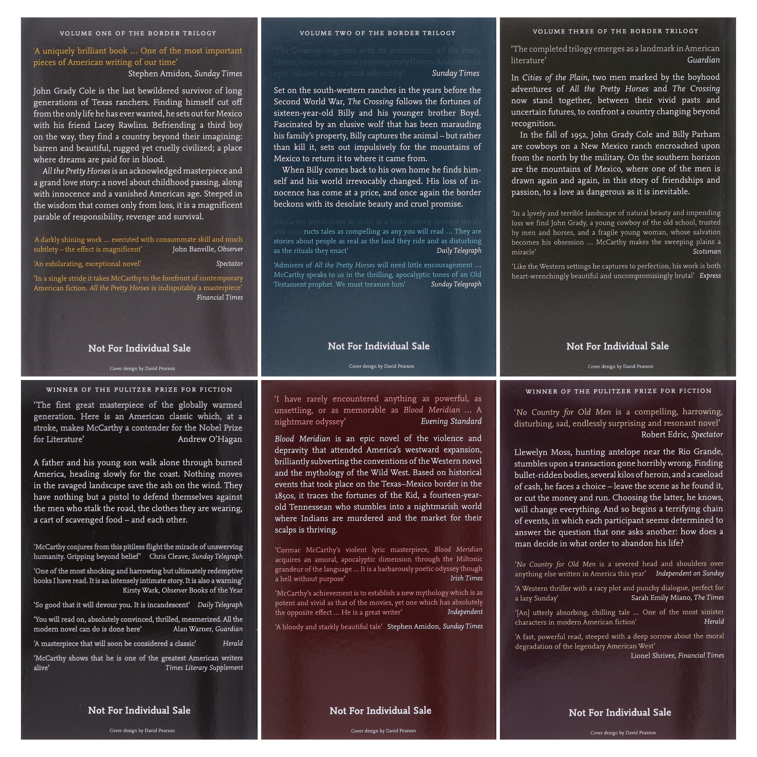 Cormac McCarthy 6 Books Collection Set - Fiction - Paperback - Image 3