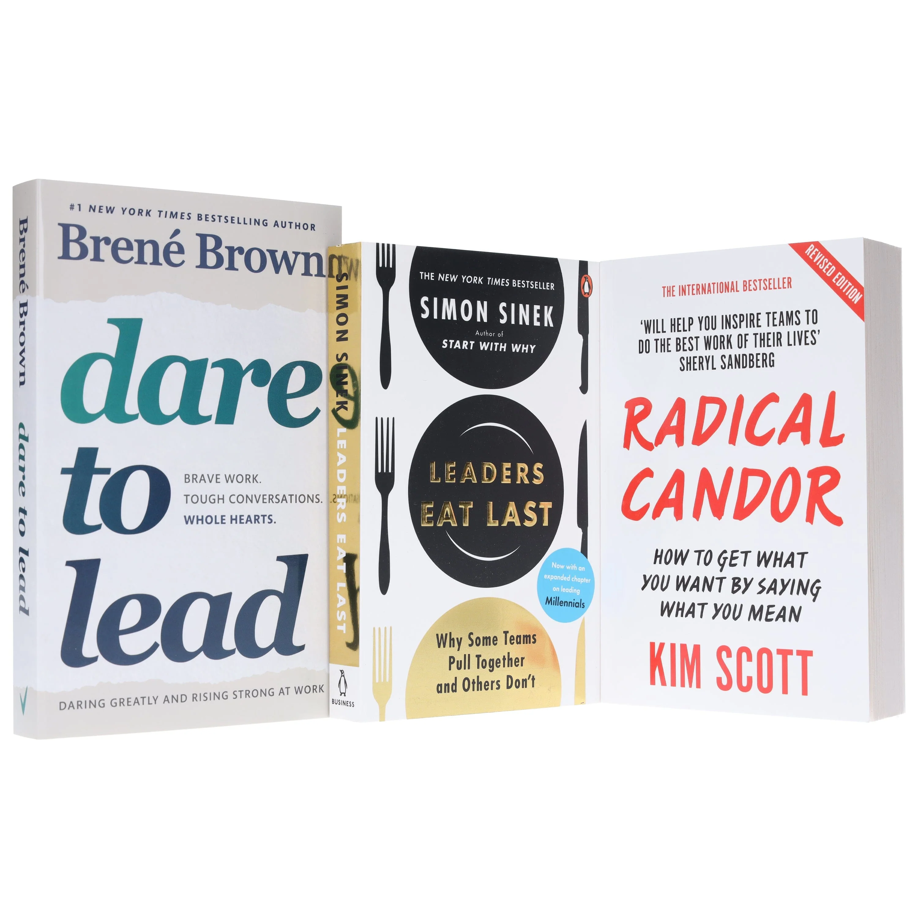 Dare to Lead, Radical Candor & Leaders Eat Last 3 Books Collection Set - Non Fiction - Paperback - Image 4