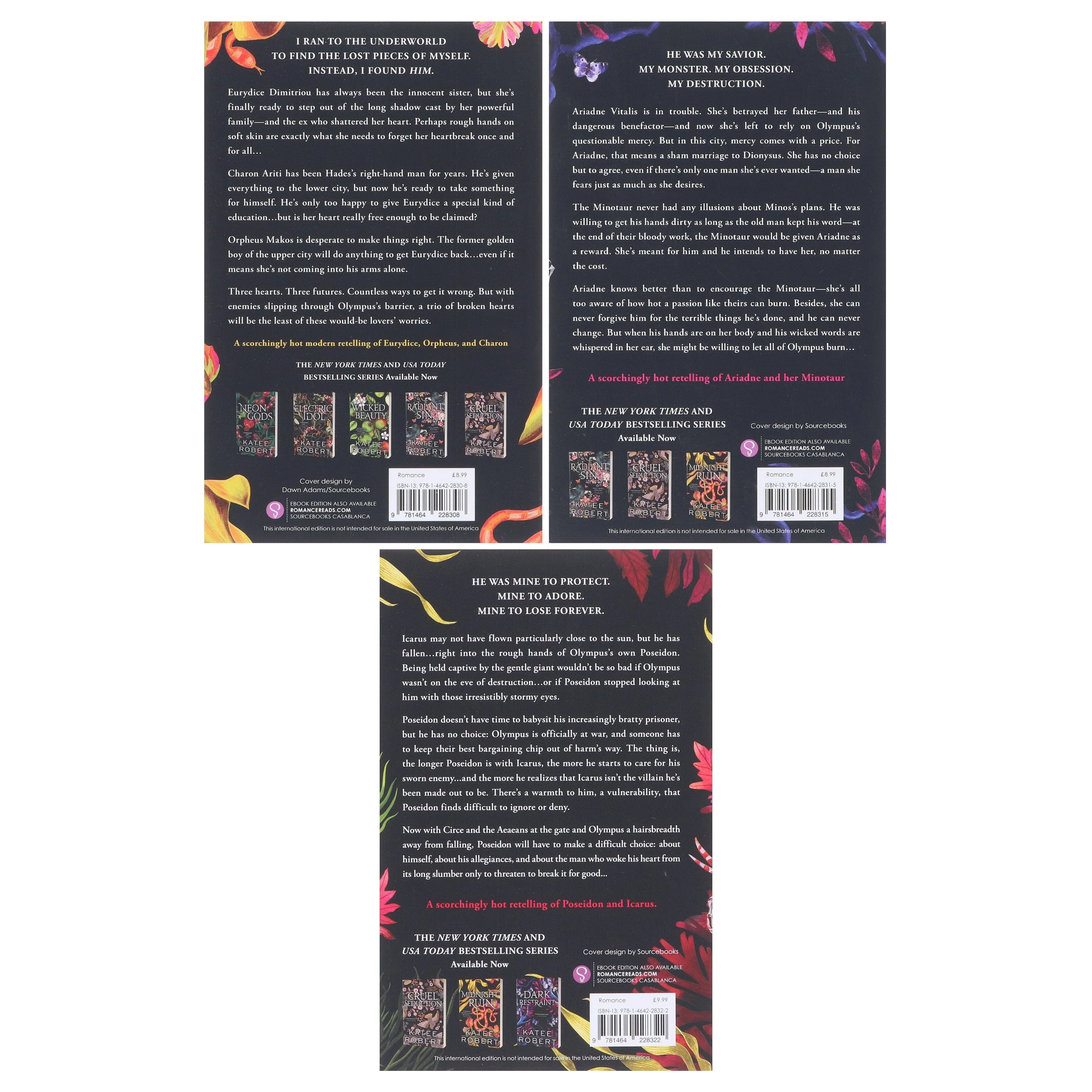 Dark Olympus Series (Book 6-8) By Katee Robert 3 Books Collection Set - Fiction - Paperback - Image 3