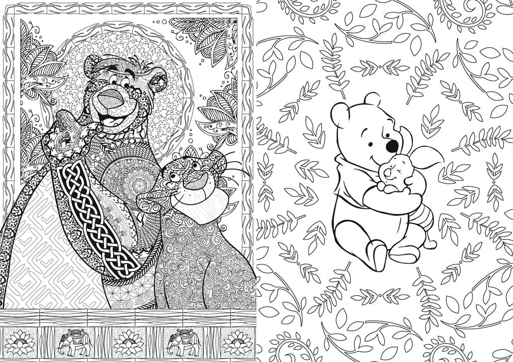 Disney: Animals Colouring Book With 12 colouring pencils! by Walt Disney - Ages 10-18 - Paperback - Image 3