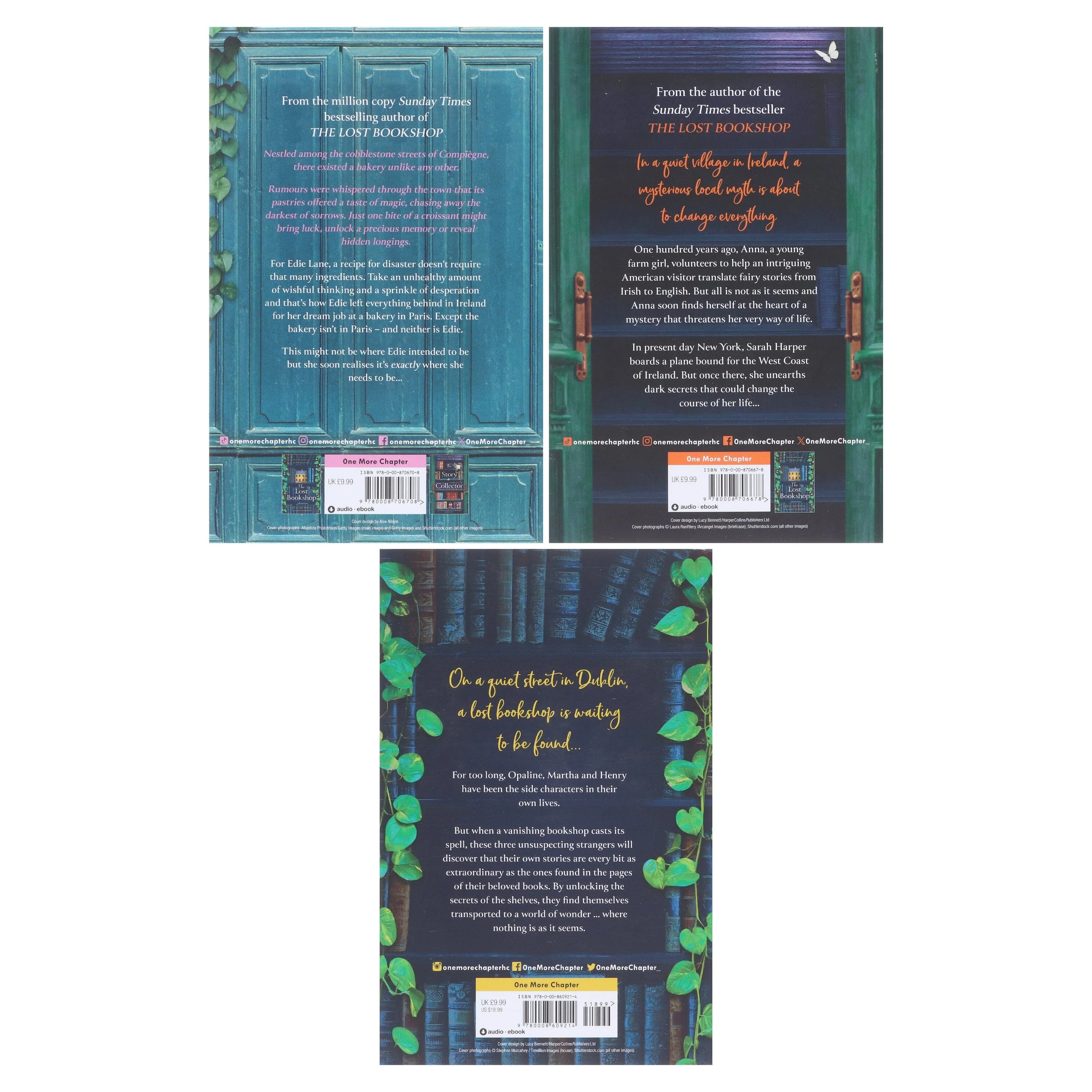 The Story Collector, The Lost Bookshop & The Mysterious Bakery on Rue de Paris By Evie Woods: 3 Books Collection Set - Fiction - Paperback - Image 3