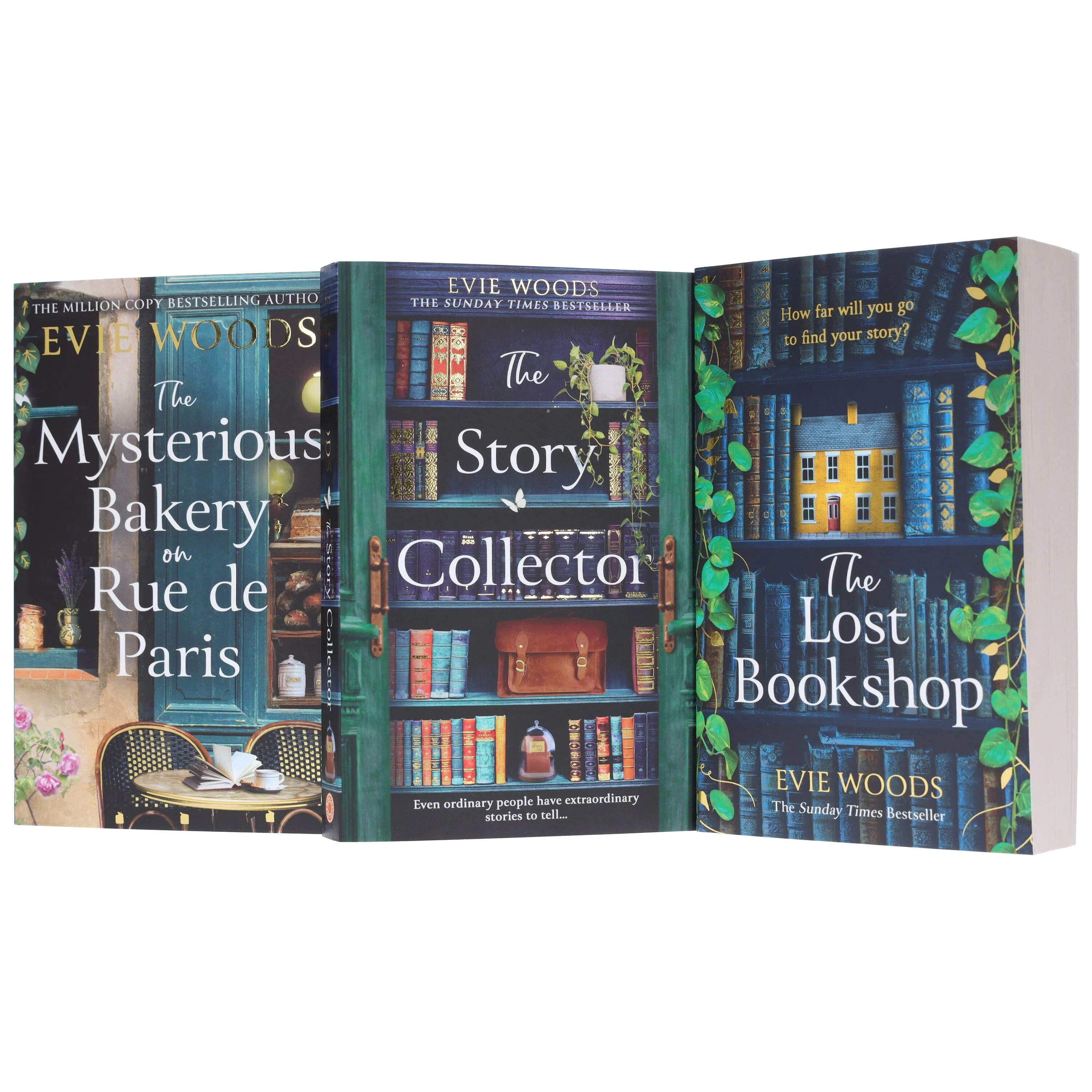 The Story Collector, The Lost Bookshop & The Mysterious Bakery on Rue de Paris By Evie Woods: 3 Books Collection Set - Fiction - Paperback - Image 4