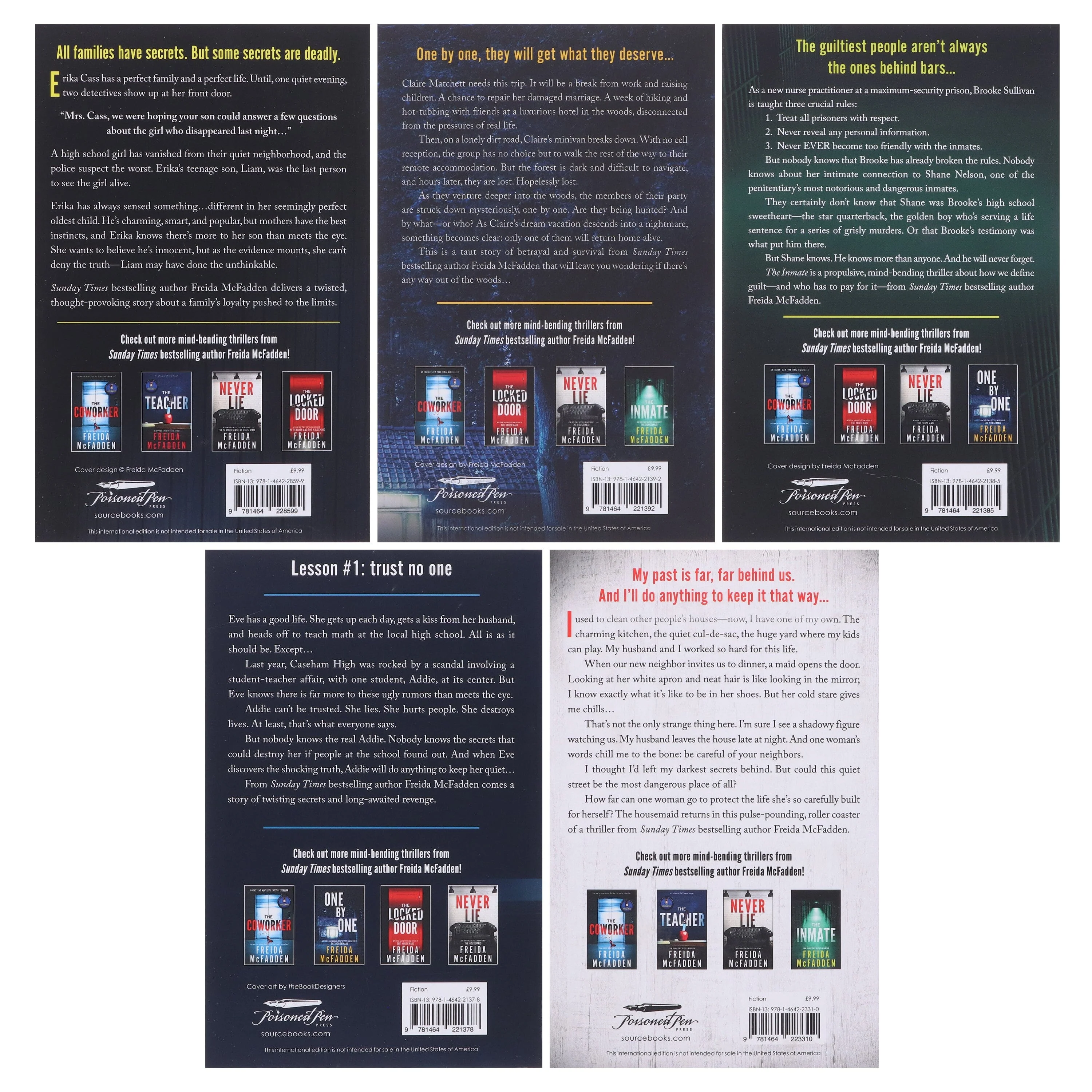 Freida McFadden Collection 5 Books Set - Fiction - Paperback - Image 3