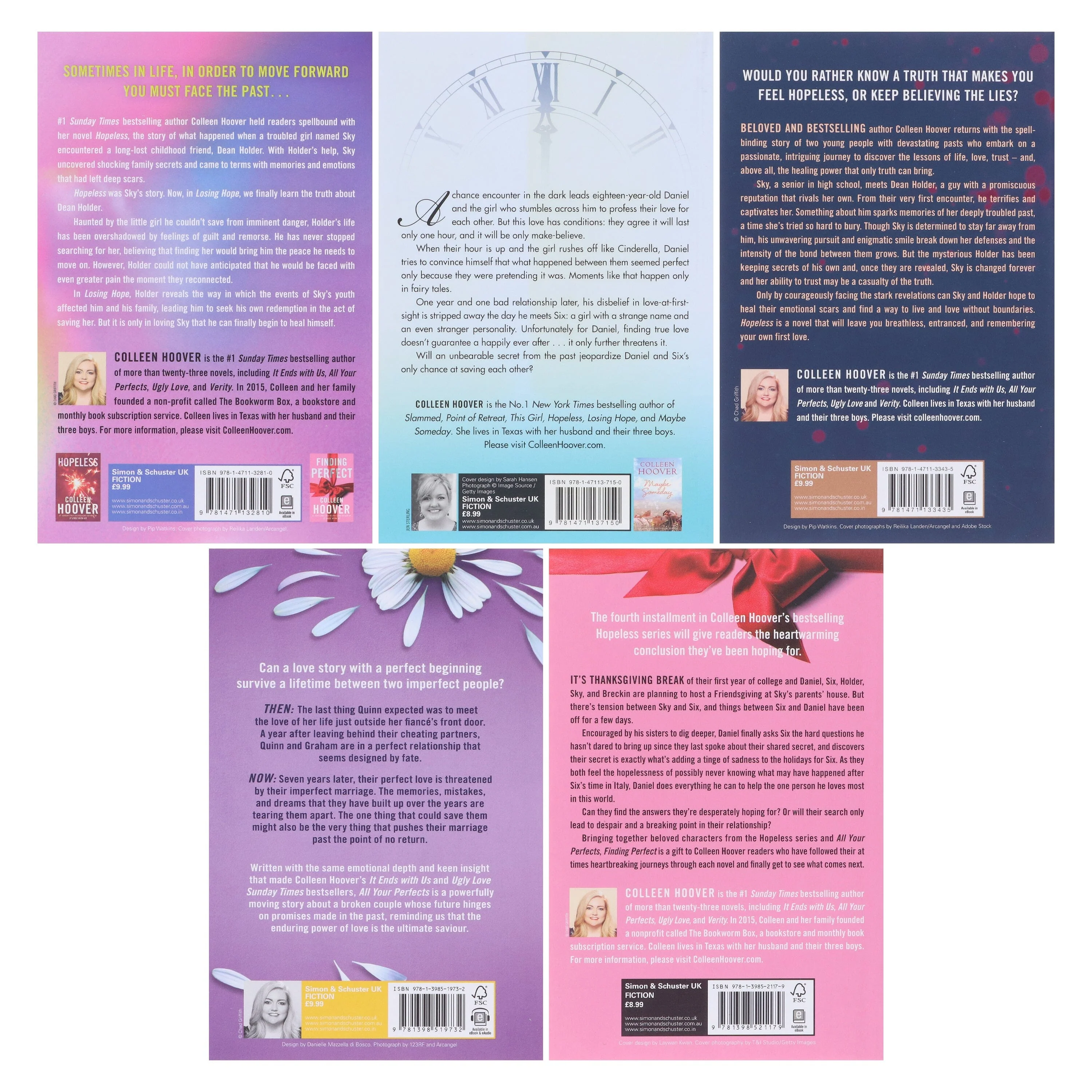 Hopeless Series By Colleen Hoover 5 Books Collection Set - Fiction - Paperback - Image 3