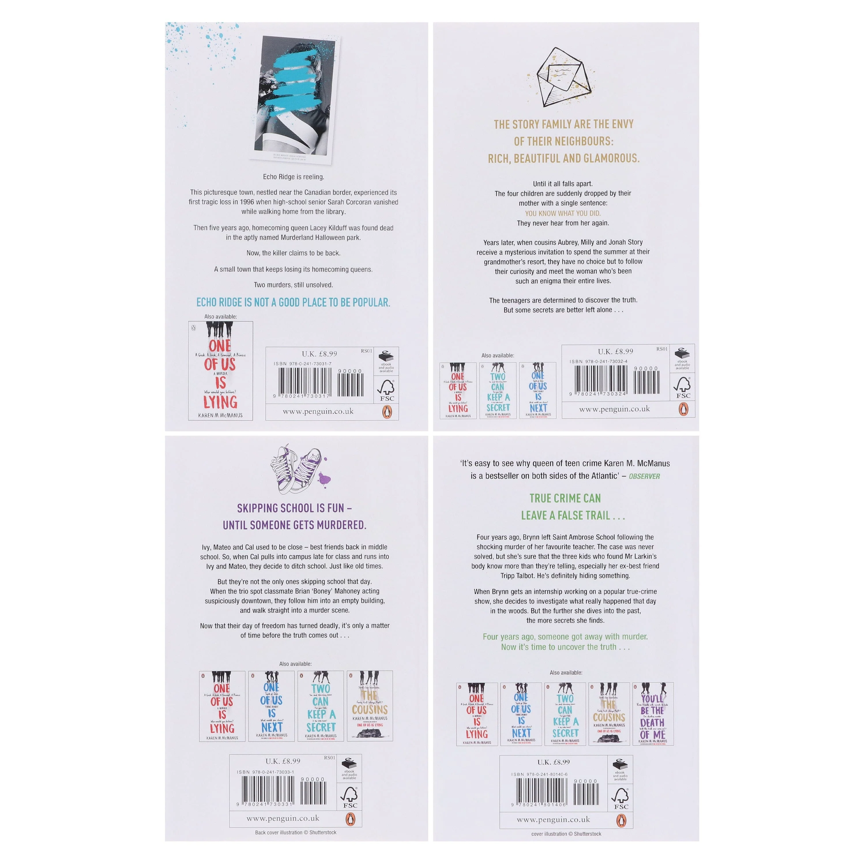 Karen M. McManus Collection 4 Books Set - Ages 12-17 - Paperback - Image 3