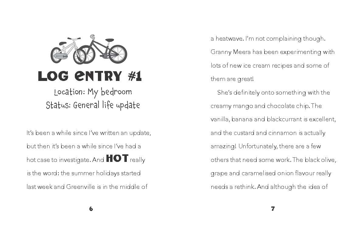 Mina Mistry Investigates Book 3: The Case of the Bicycle Thief by Angie Lake - Ages 7-9 - Paperback - Image 3