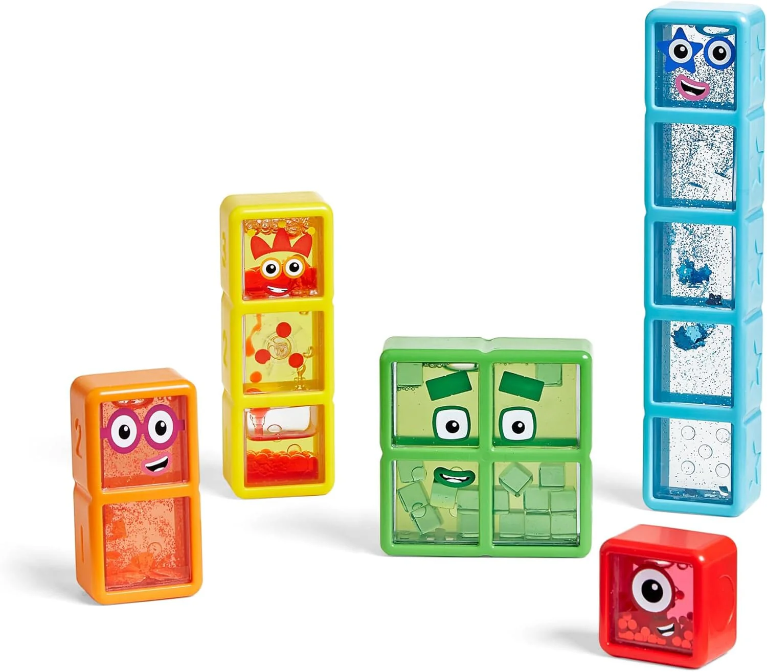 Numberblocks One to Five Sensory Bottles by Learning Resources - Ages 3 Years+ - Educational Toy - Image 3