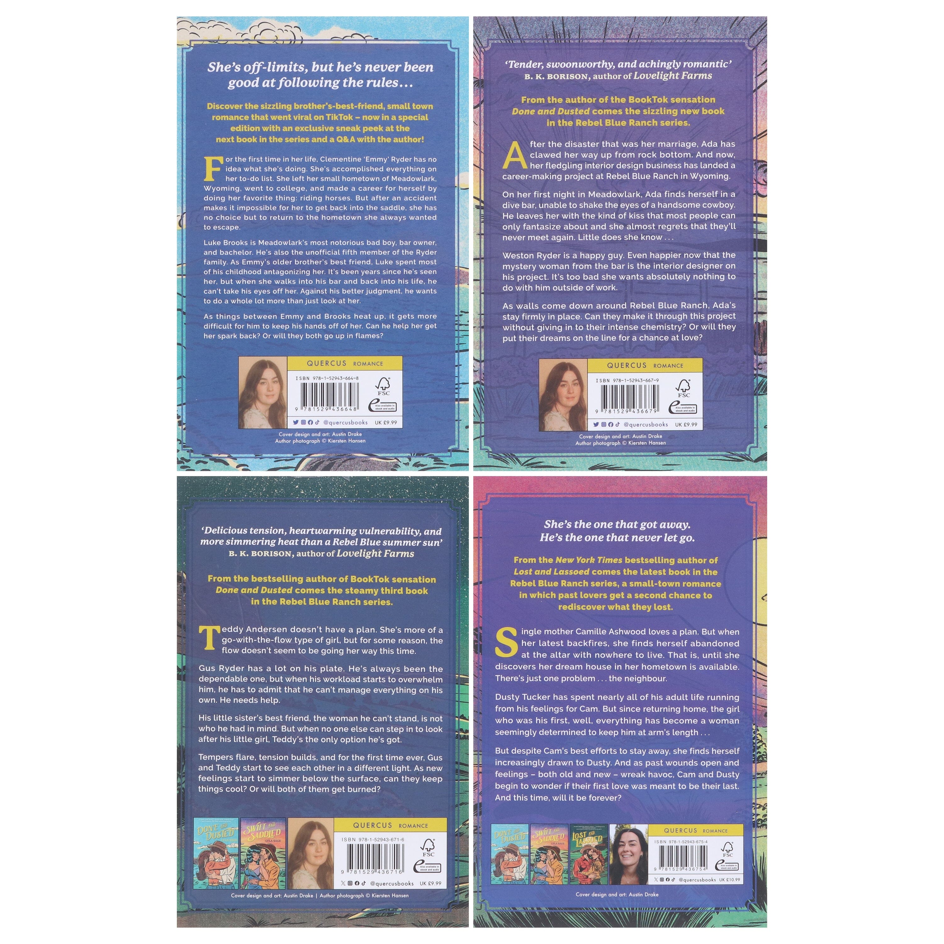 Rebel Blue Ranch Series by Lyla Sage: 4 Books Collection Set - Fiction - Paperback - Image 3