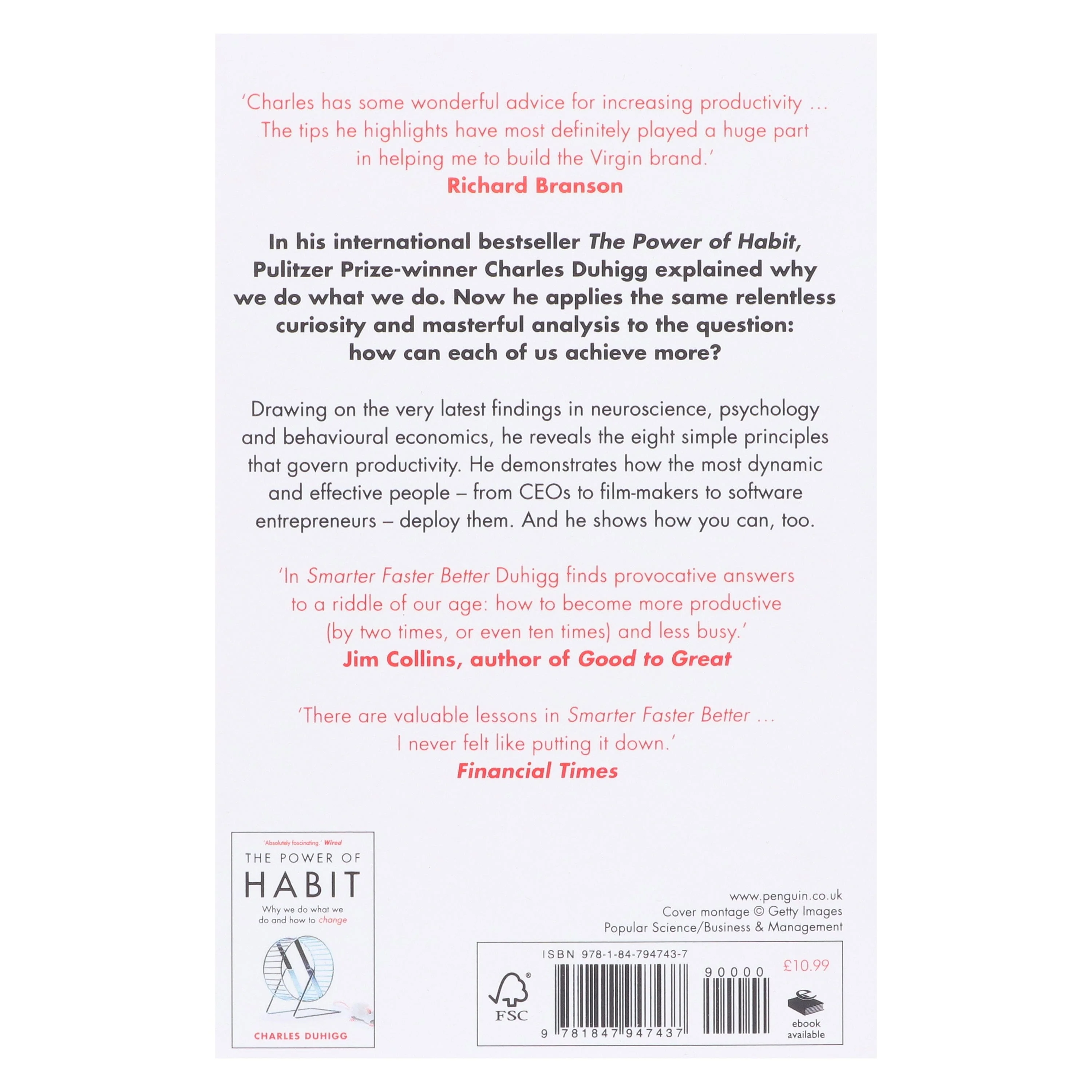 Smarter Faster Better: The Secrets of Being Productive: By Charles Duhigg - Non Fiction - Paperback - Image 3