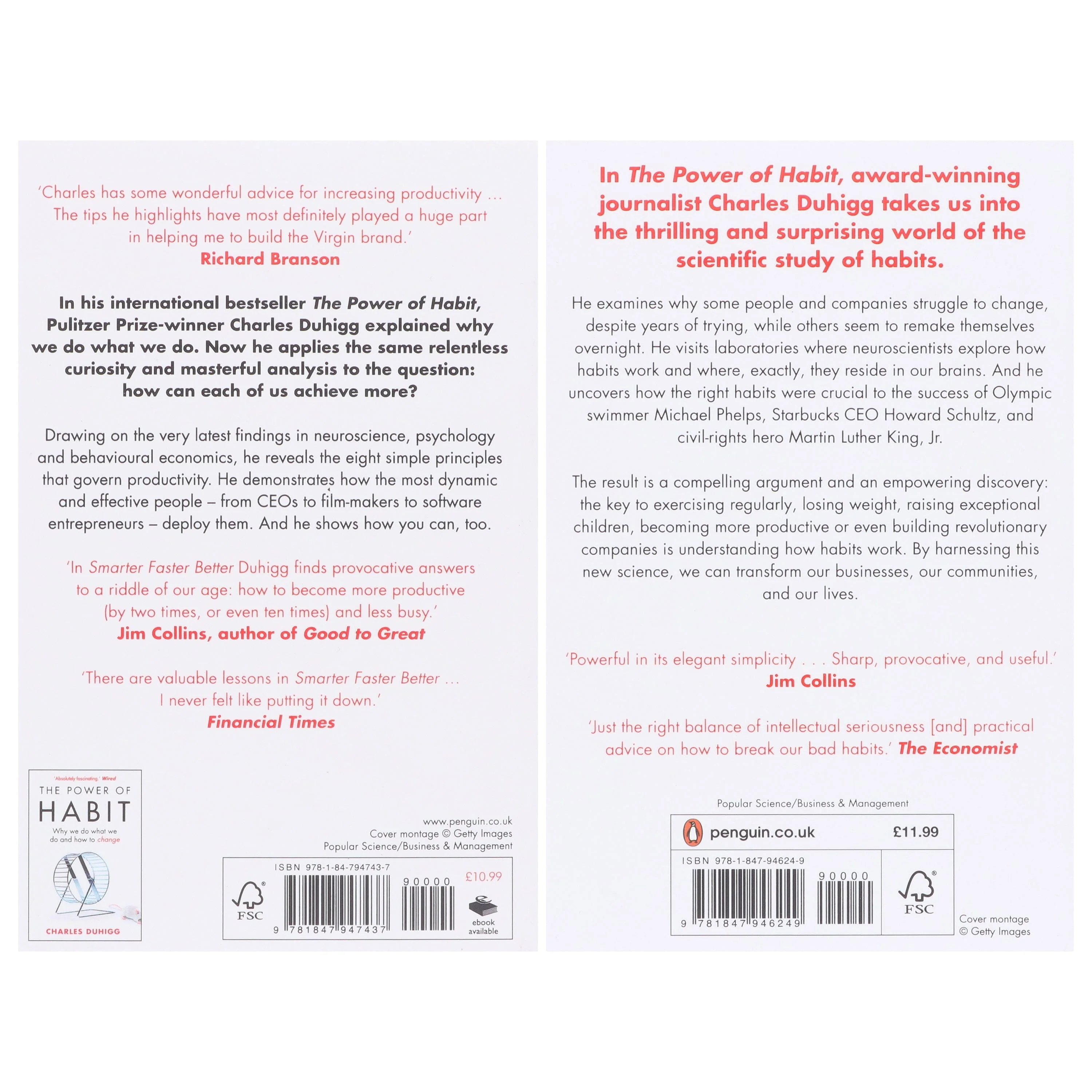 Smarter Faster Better & The Power of Habit: By Charles Duhigg 2 Books Collection Set - Non Fiction - Paperback - Image 4