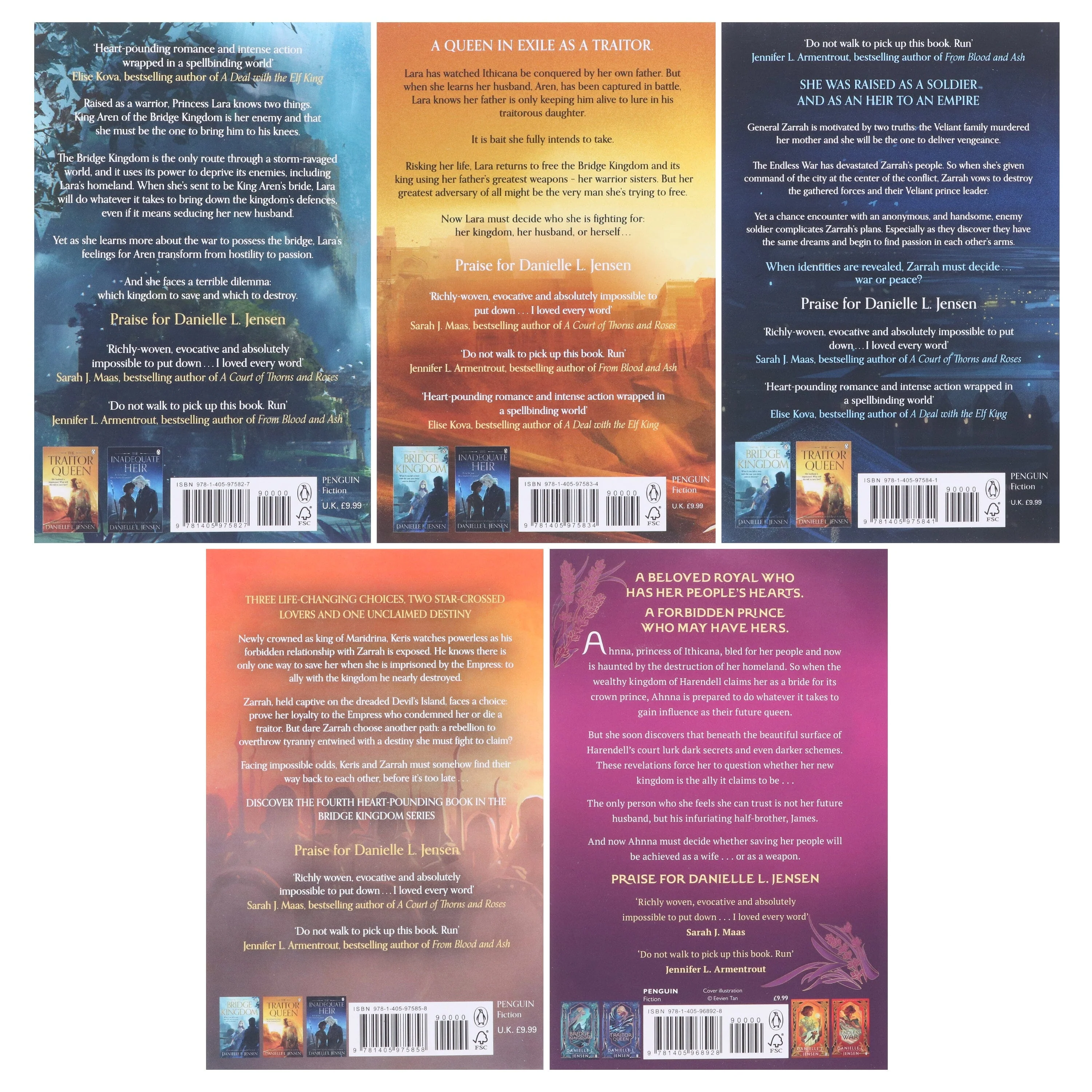 The Bridge Kingdom Series By Danielle L. Jensen 5 Books Collection Set - Fiction - Paperback - Image 3