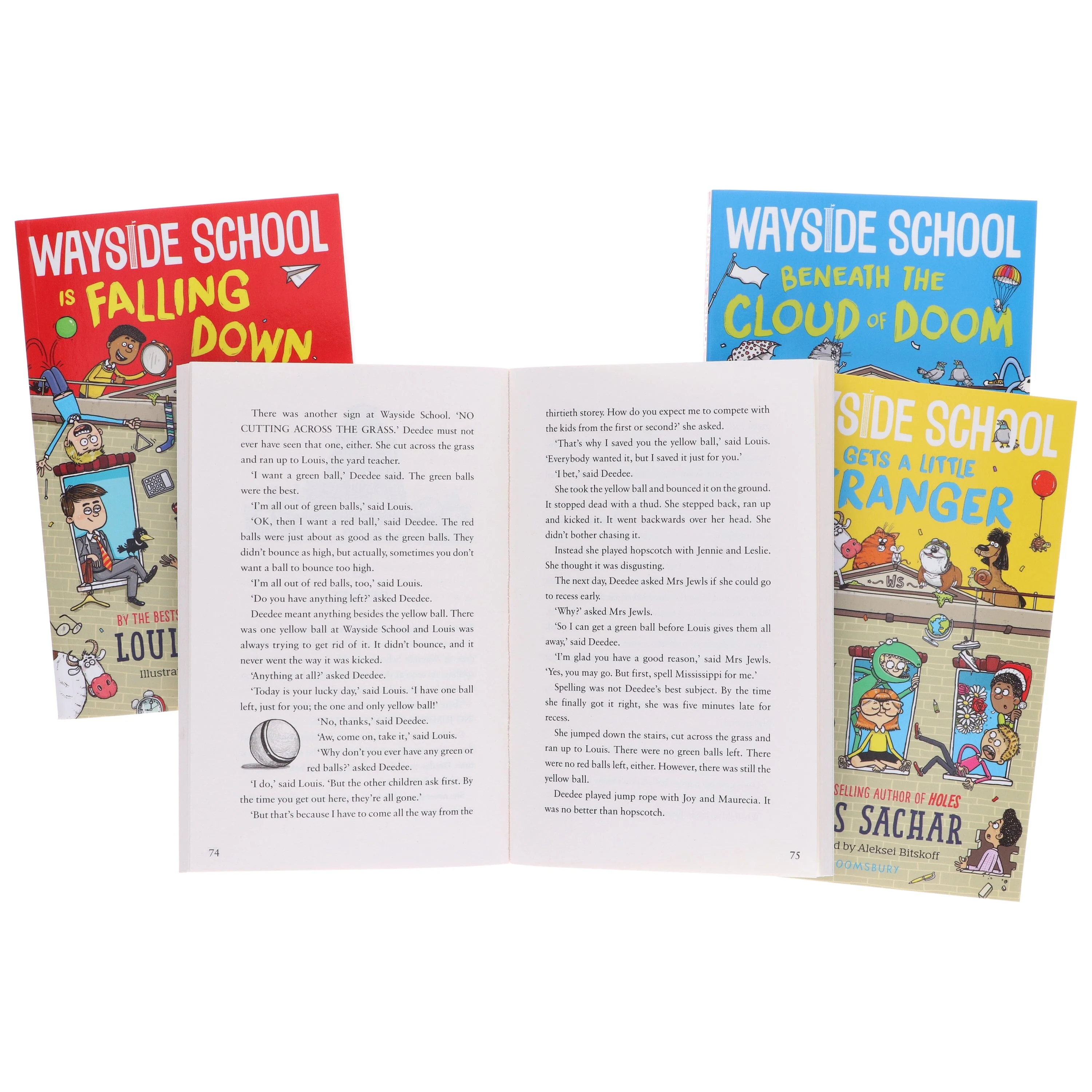 Wayside School Series (Book 1-4) by Louis Sachar Illustrated 4 Books Collection Set - Ages 7-12 - Paperback - Image 7